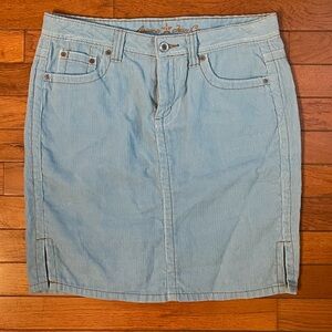 Vintage corduroy mini skirt